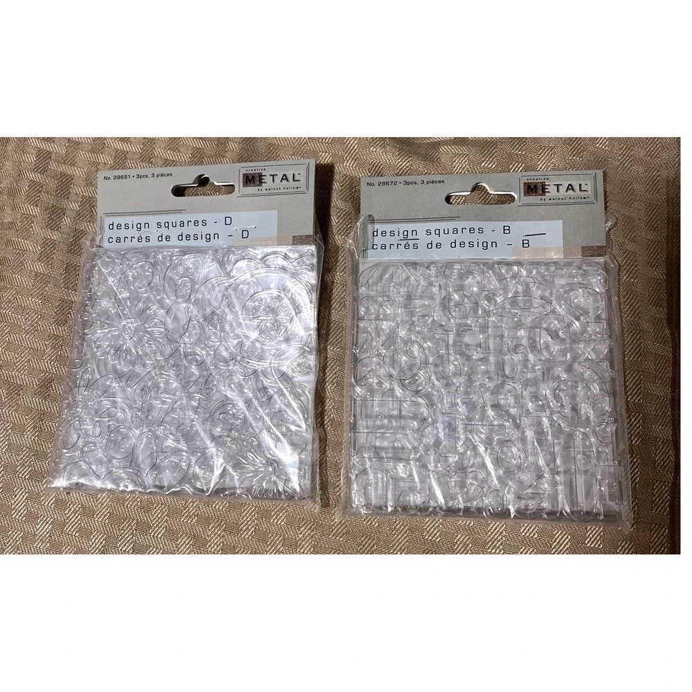 Walnut Hollow Creative METAL Embossing Collection 11 Packs NOS Sealed Vintage